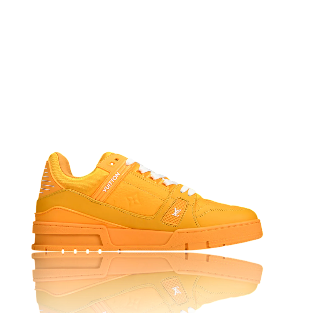 LOUIS VUITTОП TRAINER LOW 'MONOGRAM YELLOW EMBOSSED'
