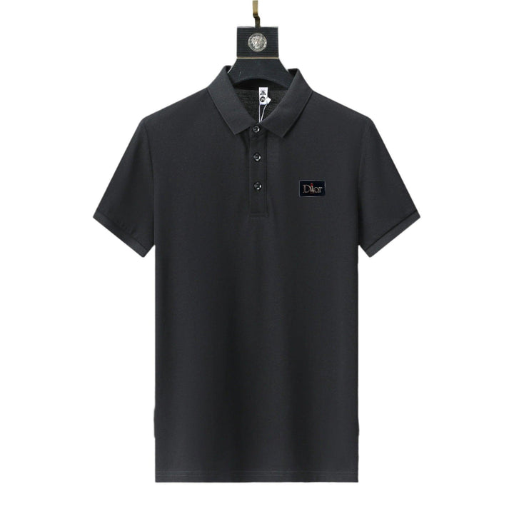 Dior Black T-Shirt With Collar