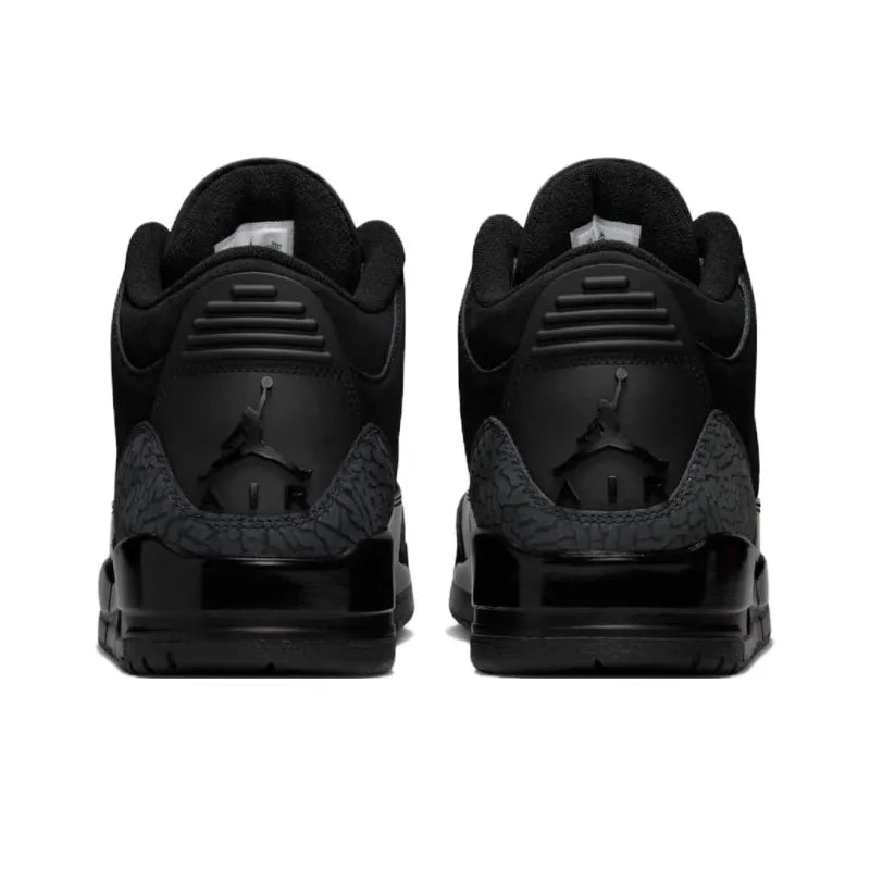 Air Jordan 3 Retro 'Black Cat' 2025 – Men's Stealth Sneaker