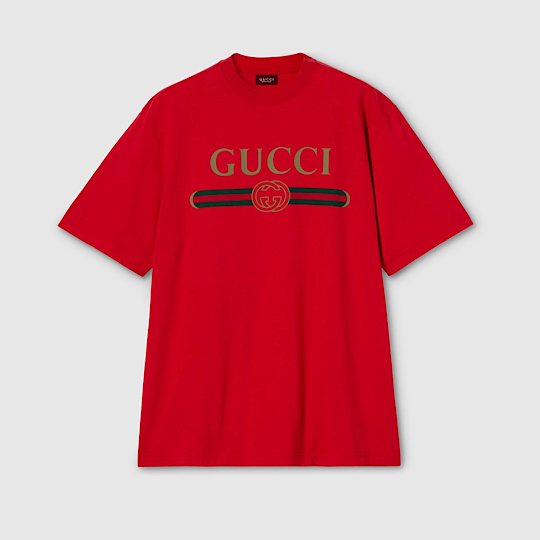Silk blend jersey T-shirt with print
Style ‎864626 XJHUF 6195 #.