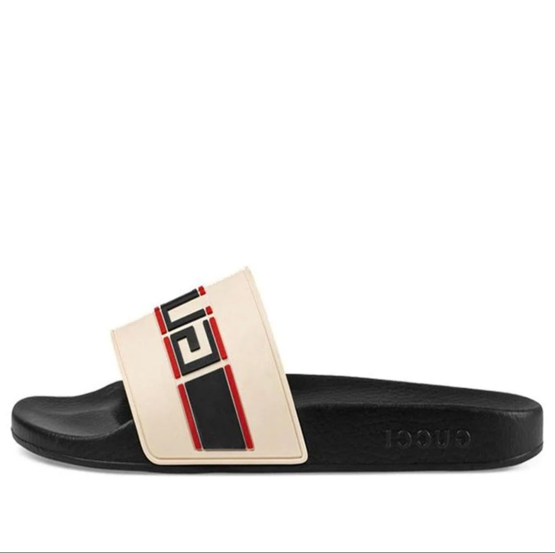 Gucci Stripe Rubber Slide 'Ecru' 522884