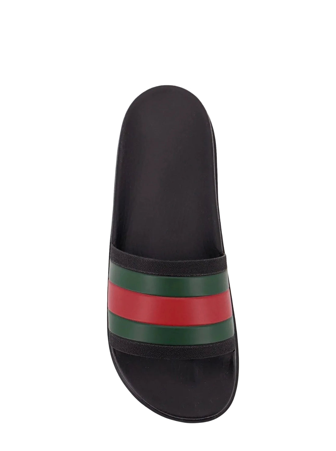 Gucci Rubber Slide With Web Detail Black Men