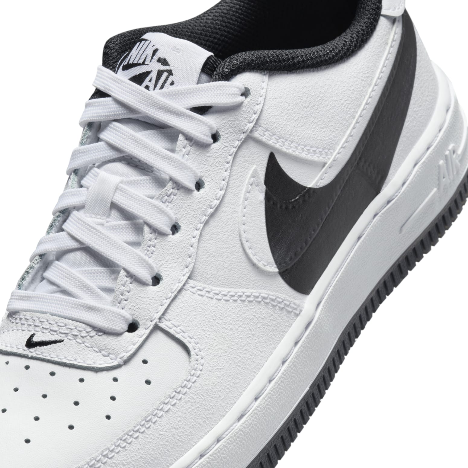 (GS) Nike Air Force 1 LV8 4 'White Black' FQ4118-100
