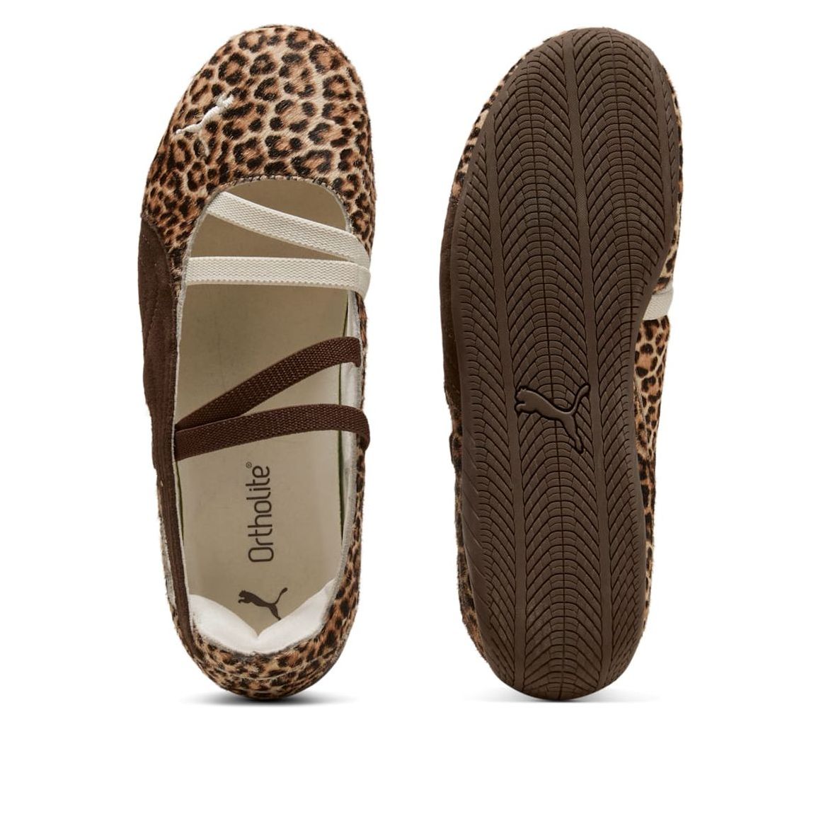 (WMNS) PUMA Speedcat Ballet Wild 'Leopard Pony Hair' 406689-01