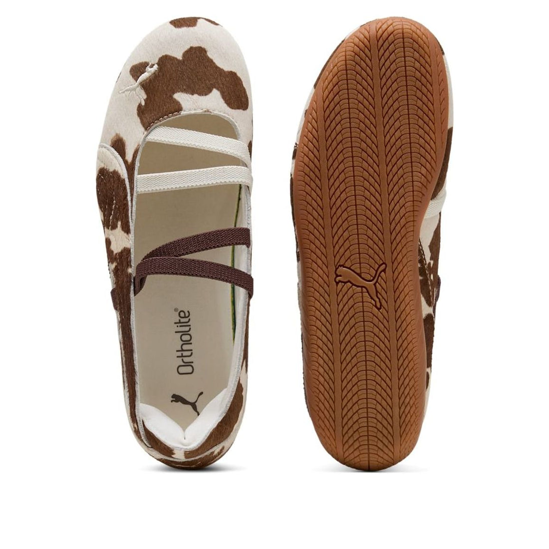 (WMNS) PUMA Speedcat Ballet 'Cow Print' 407787-01