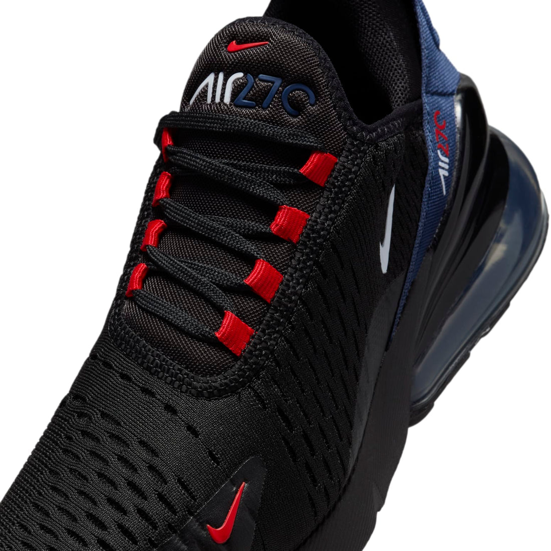 (GS) Nike Air Max 270 'Black Midnight Navy Red' HJ9565-001