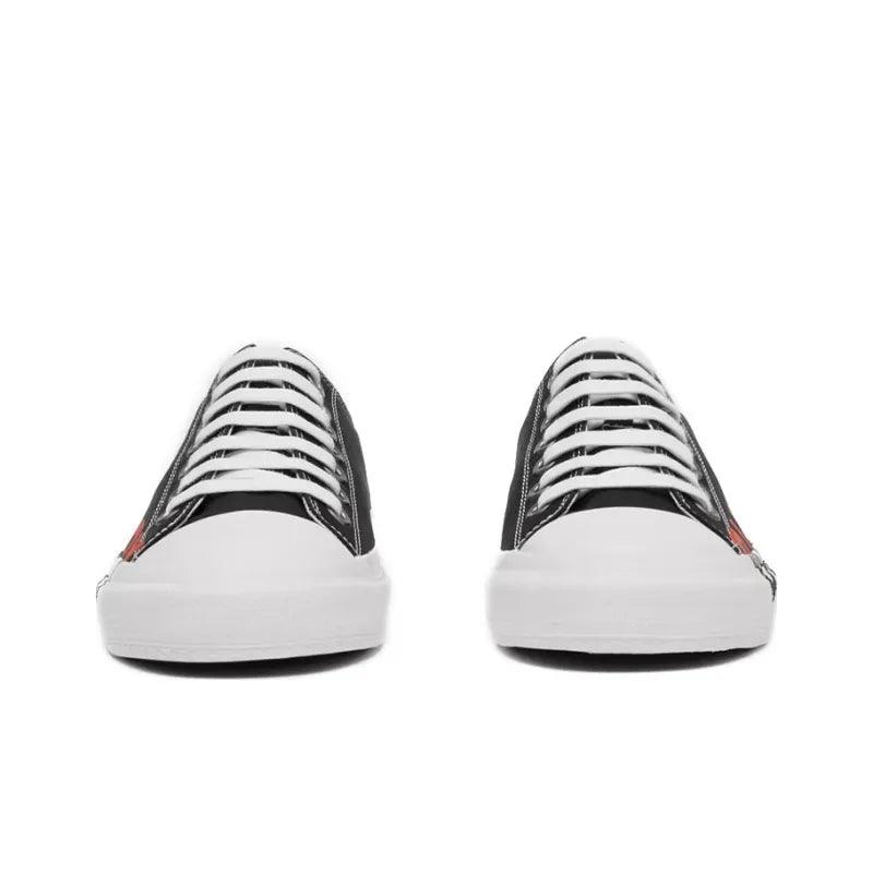 Burberry Logo Print Cotton Black Red White