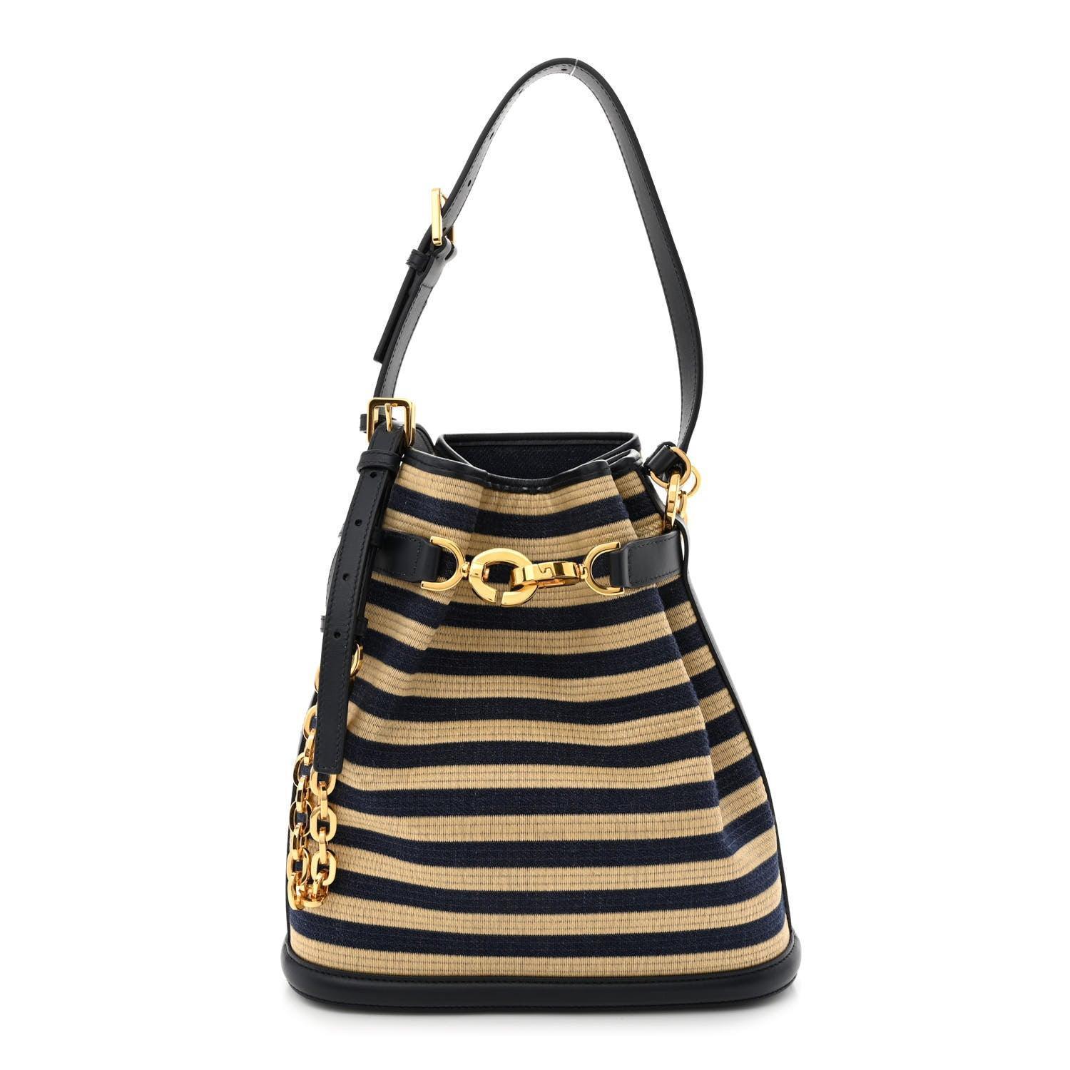 Chiristian Dior C'est Dior Bag Medium Hand Shoulder Bag Raffia Natural