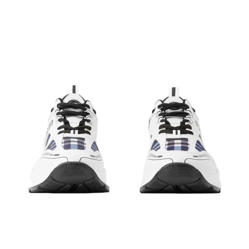 Burberry Low Top Sports Casual Shoes White Blue