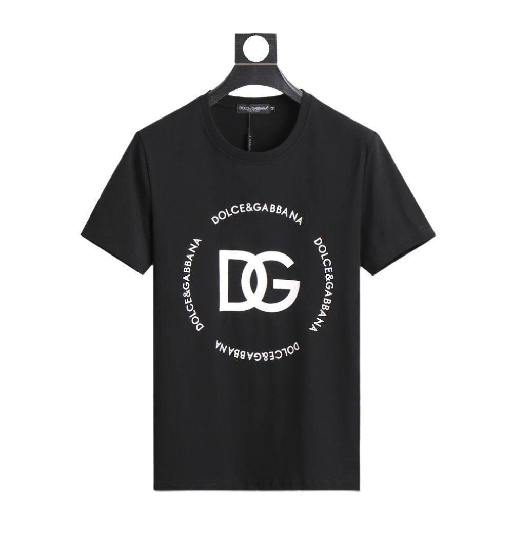 Dolce & Gabbana T-Shirt Without Collar 'Black & White'