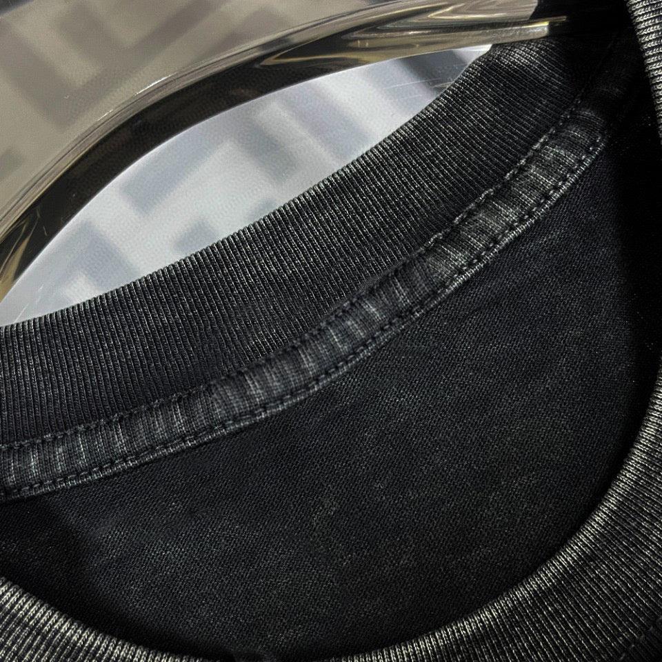 Gucci T-Shirt Smoke Black – Luxury Cotton Crew Neck Tee