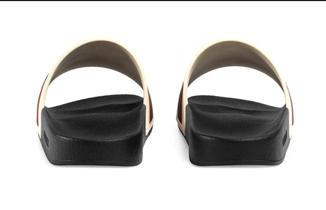 Gucci Stripe Rubber Slide 'Ecru' 522884