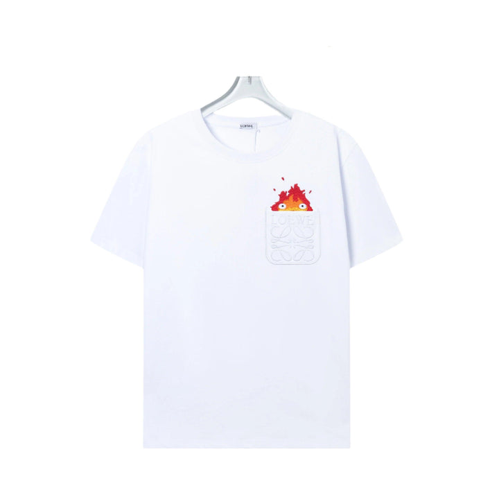 Loewe T-Shirt Without Collar 'White'