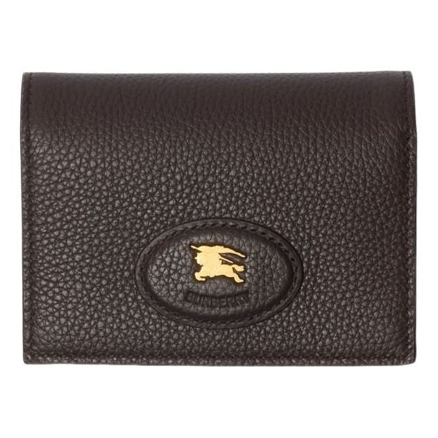 (WMNS) Burberry 26 Bloomsbury Folding Card Case 'Peat Brown Sand Beige' 81204911