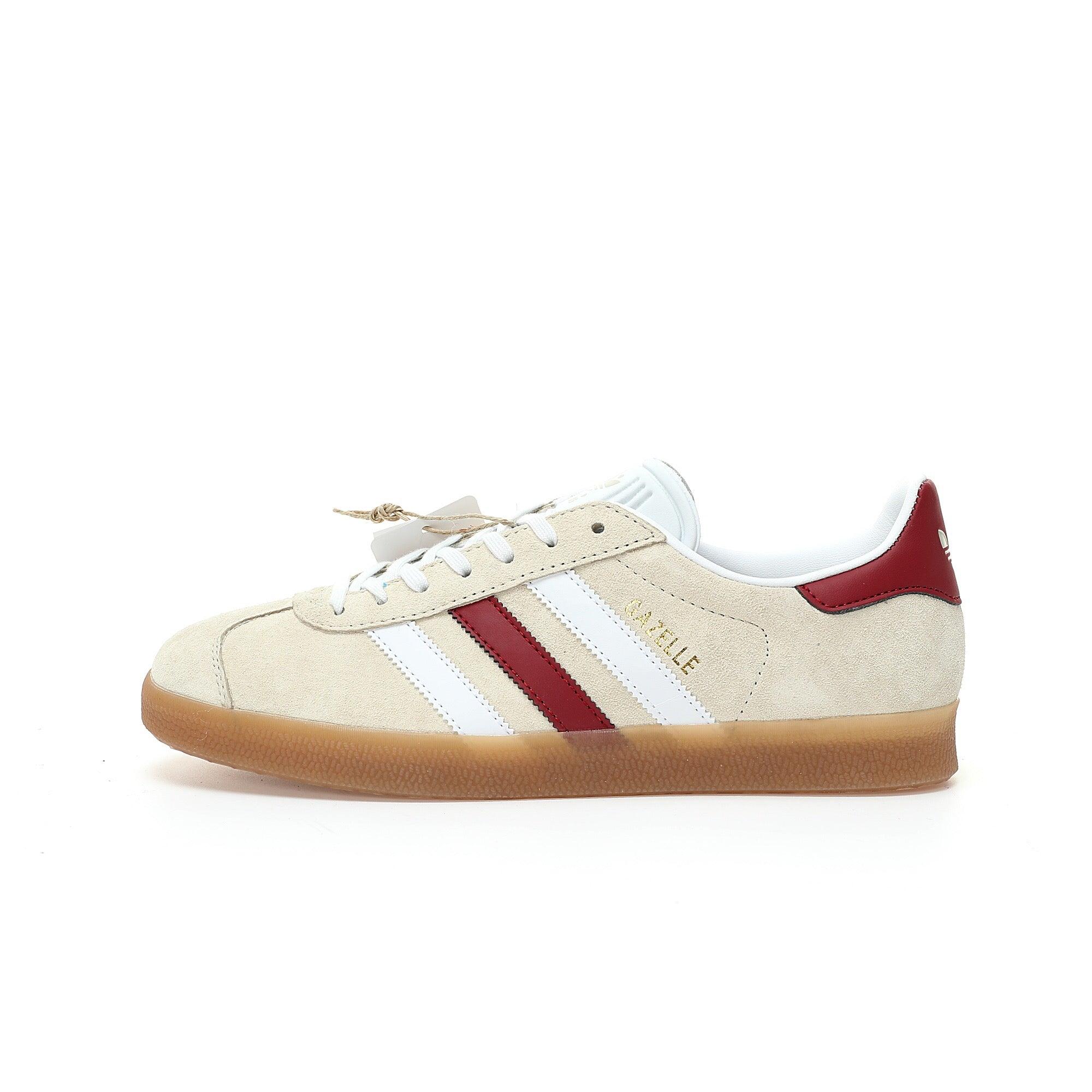 Adidas Originals Gazelle Indoor 'Aluminum Collegiate Burgundy'