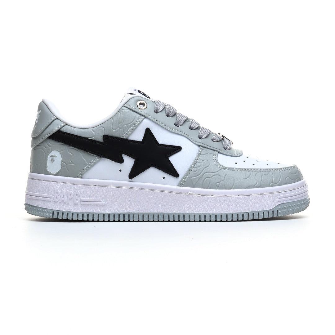A Bathing Ape Bape Sta Low 'Grey Black'
