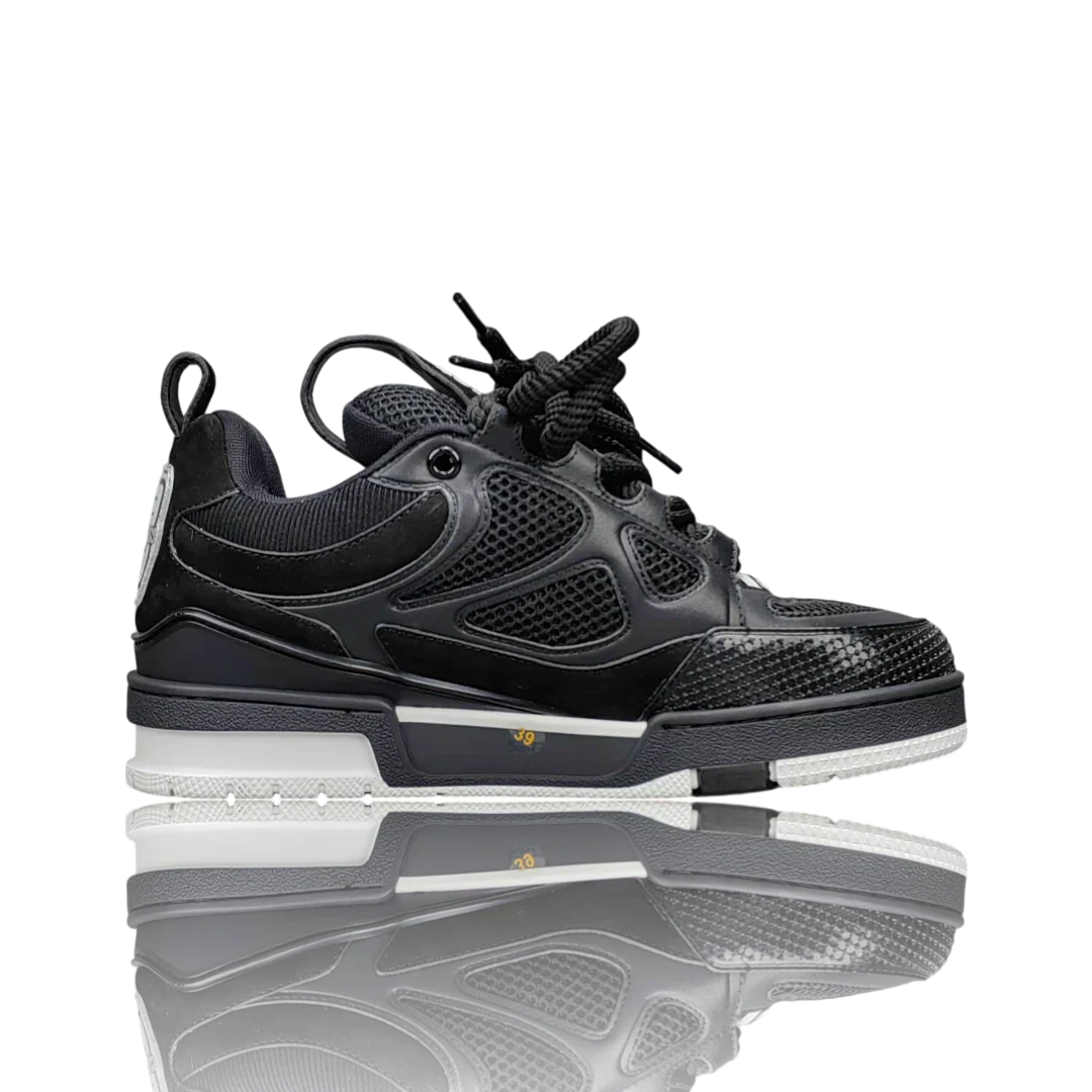 LOUIS VUITTОП SKATE SNEAKER 'BLACK WHITE'