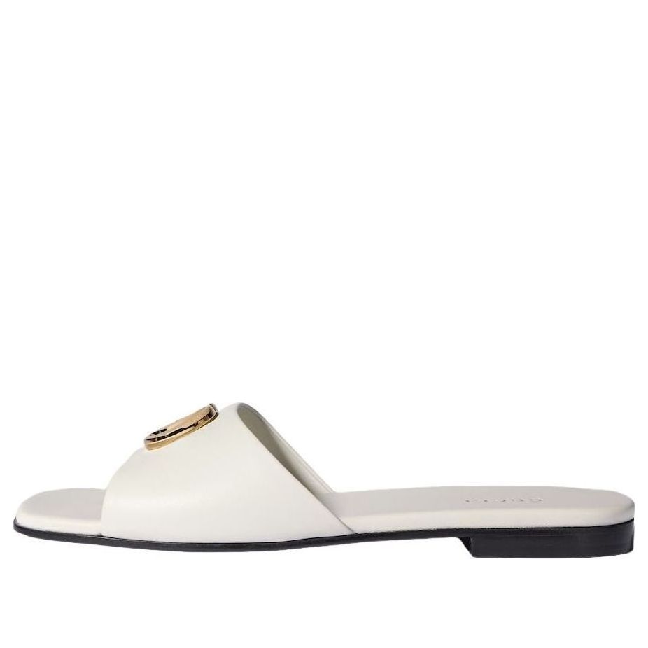 (WMNS) Gucci Slide Sandal with Double G 'White' 870700-BKO00-9214