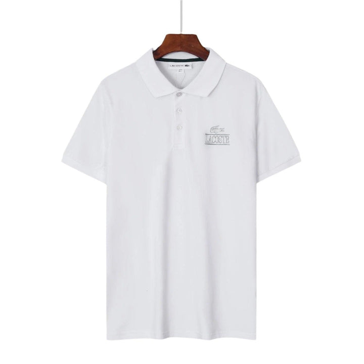 Lacoste White T-Shirt with Collar