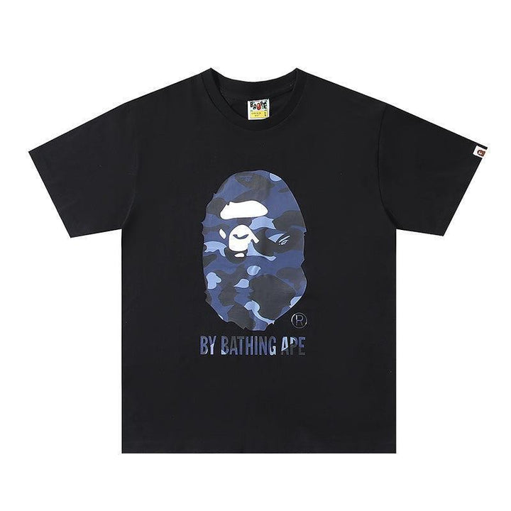 Bathing Ape Black T-Shirt without Collar