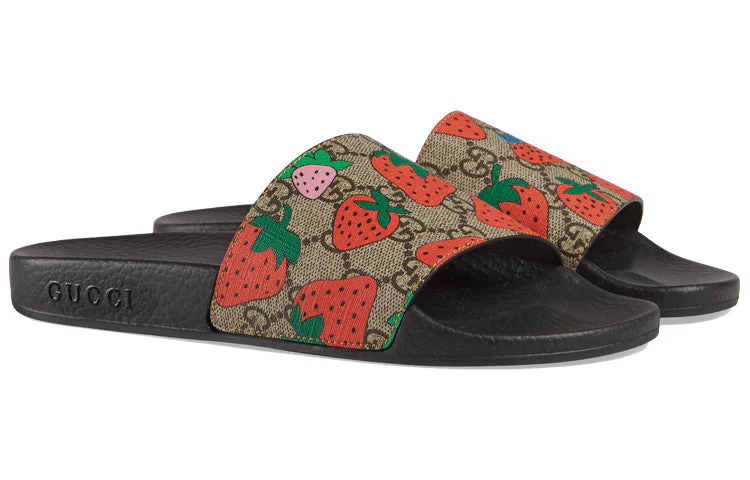 WMNS) Gucci Slide 'Strawberry' 408508-G2200
