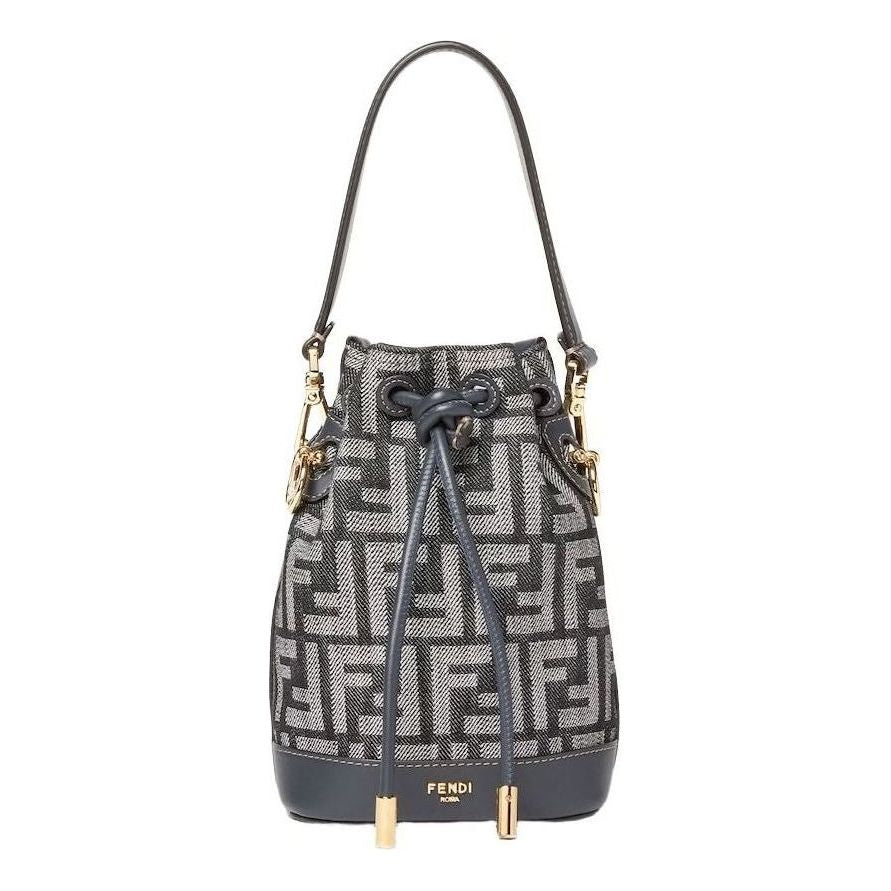 (WMNS) Fendi FW25 Mon Tresor FF Jacquard Mini-Bag 'Blue' 8BS109AUT4F1UJ5