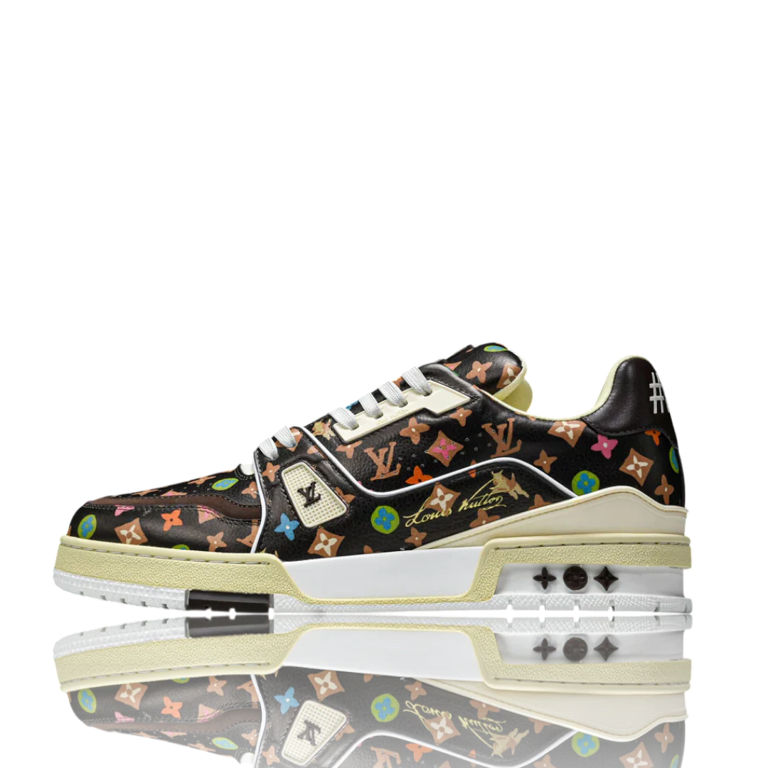 LOUIS VUITTОП TRAINER LOW BY TYLER, THE CREATOR 'MOCHA MULTICOLOR