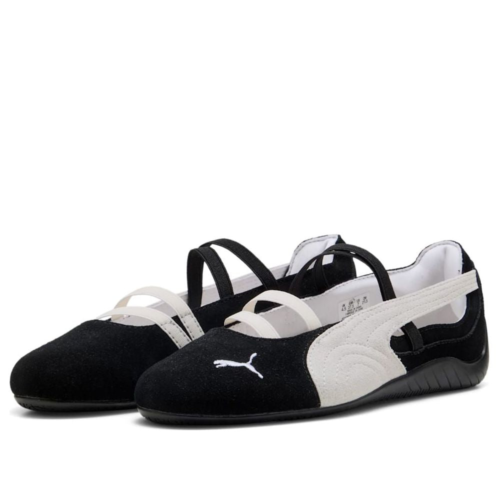 (WMNS) PUMA Speedcat Ballet Suede 'Black White' 401287-06