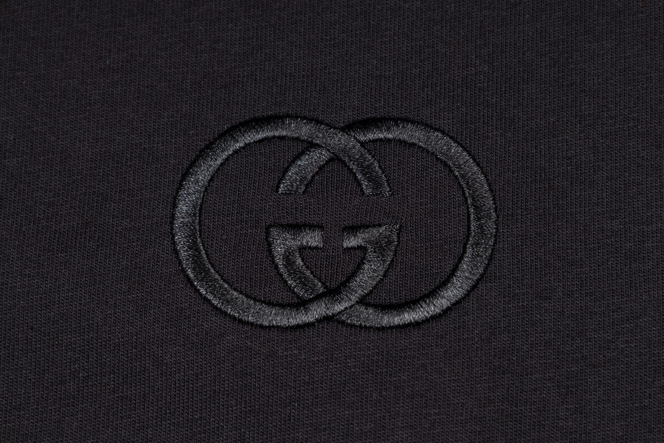 Gucci GG T-Shirt Without Collar 'Black' – Luxury Cotton Tee