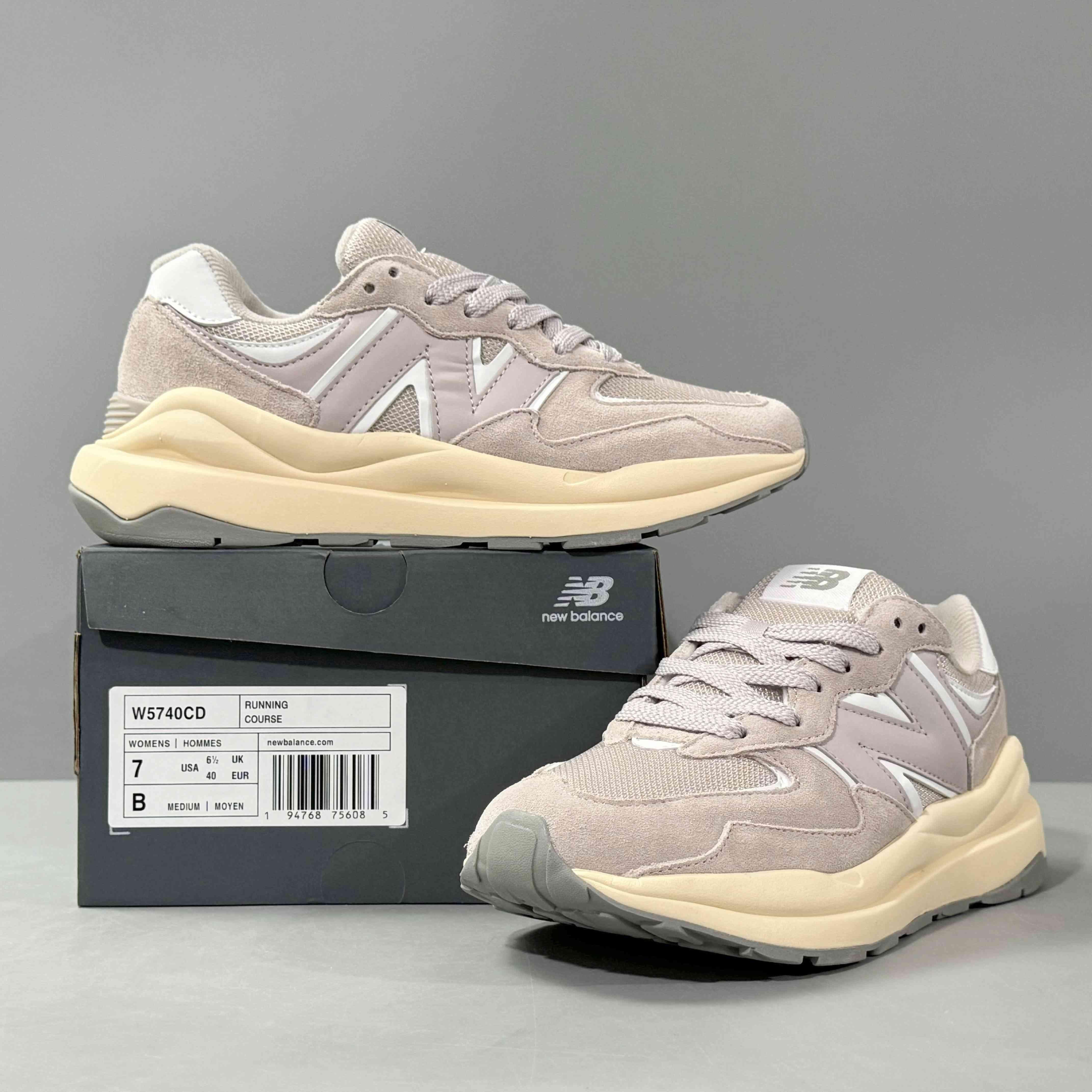 New Balance 57/40 Logwood Team Cream