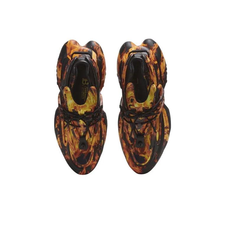 BALMAIN Unicorn Low 'Fire print'