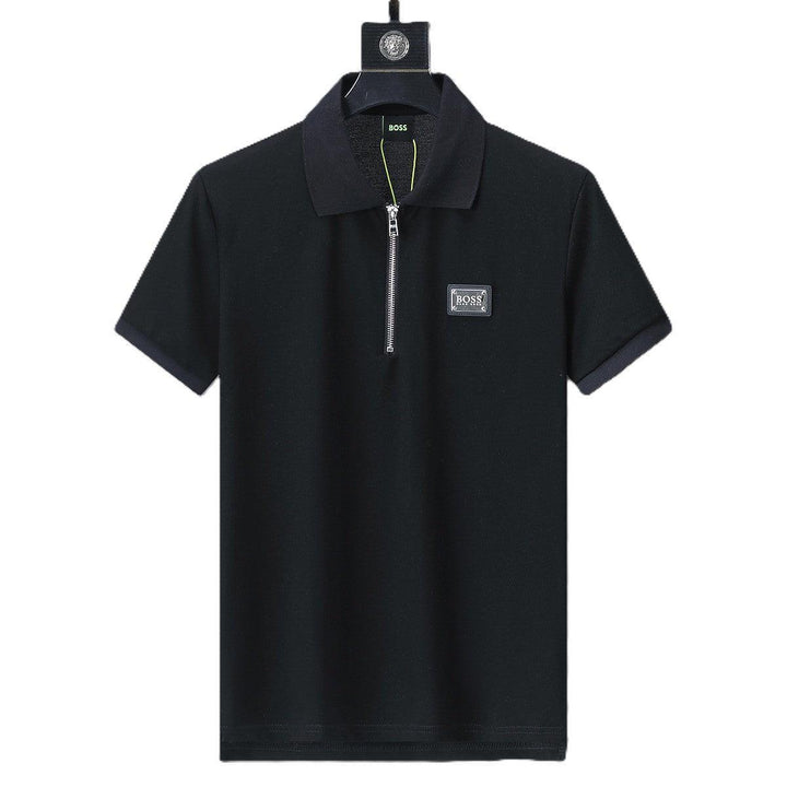 Hugo Boss Black T-Shirt with Collar