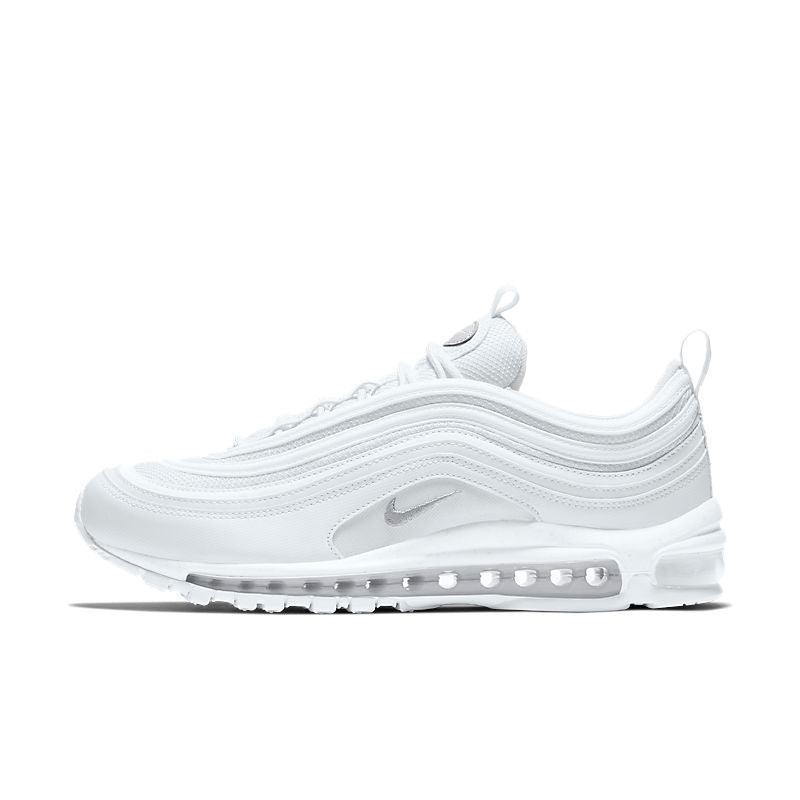 Nike Air Max 97 Triple White Wolf Grey - Men's Casual Sneaker