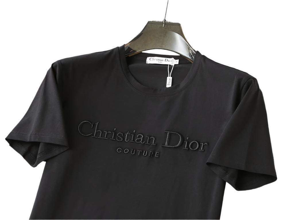Dior T-Shirt Without Collar 'Black'