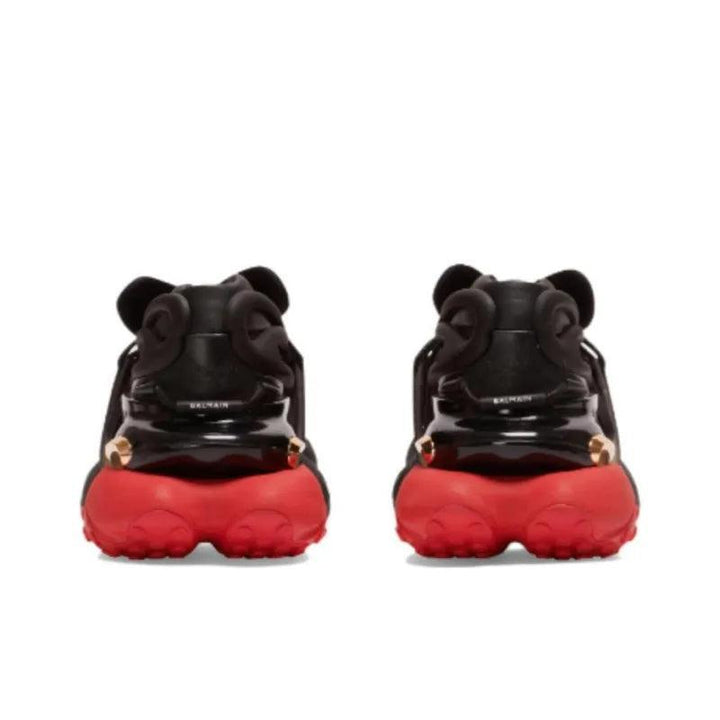 BALMAIN Unicorn Low 'Black Red'