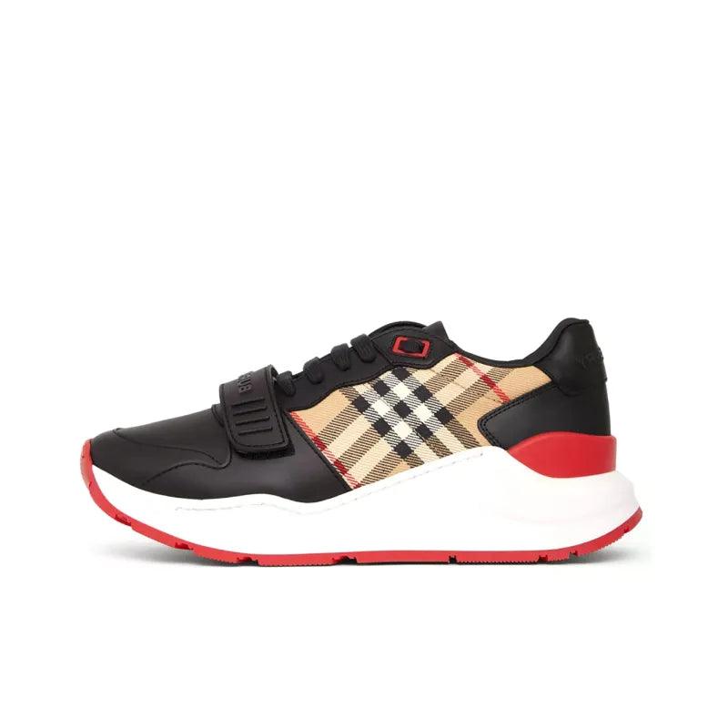 Burberry Ramsey Black Leather Vintage Check