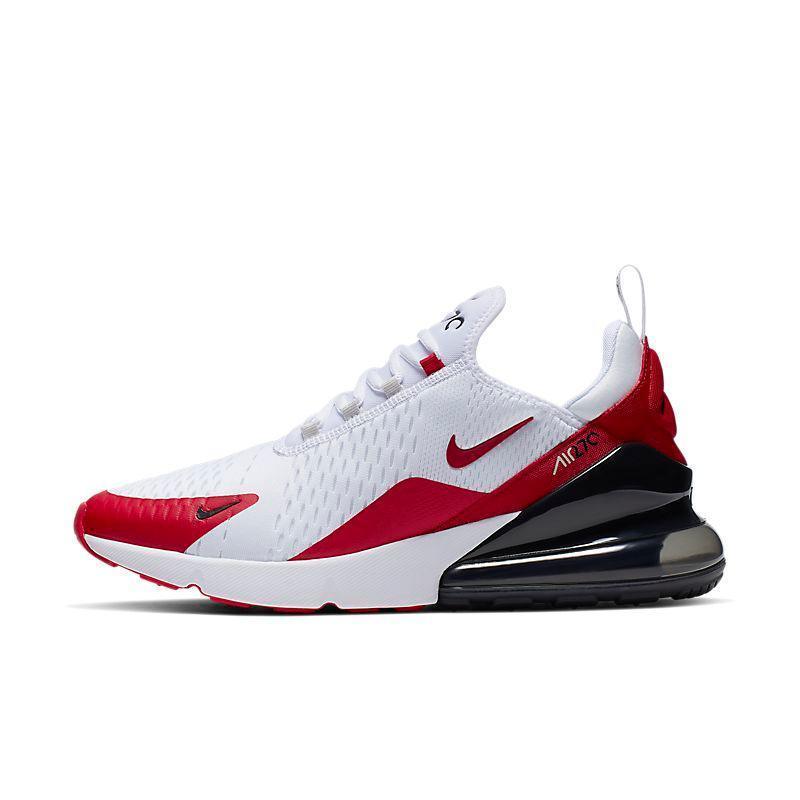 Nike Air Max 270 White Anthracite Red - Men's Lifestyle Sneakers