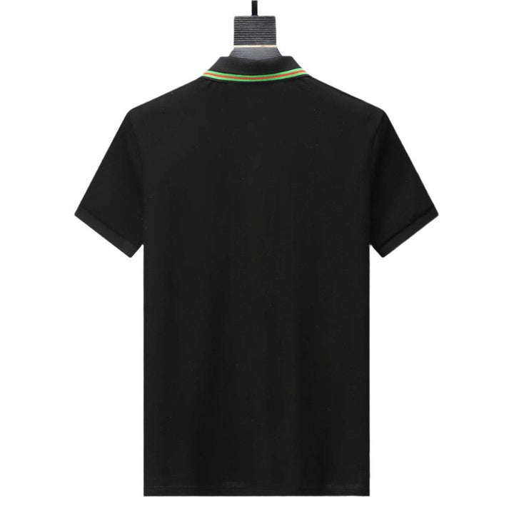 Gucci Black T-shirt with a collar