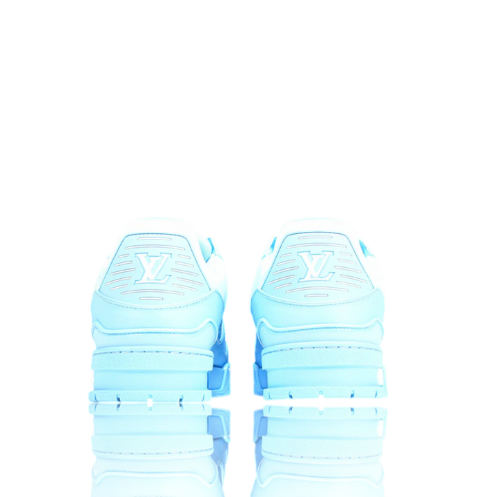 LOUIS VUITTОП TRAINER LOW 'MONOGRAM BLUE EMBOSSED'