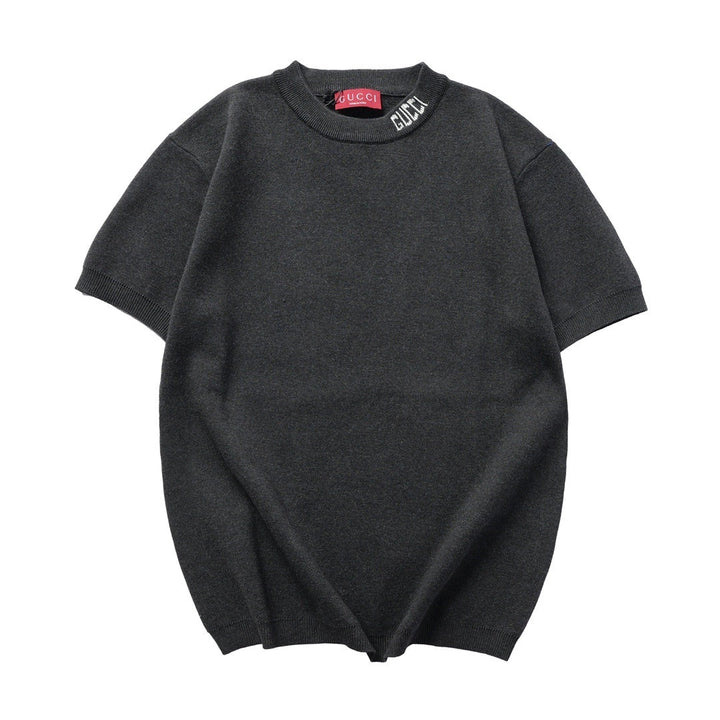 Gucci Black Cotton Crew Neck T-Shirt - Luxury Casual Staple