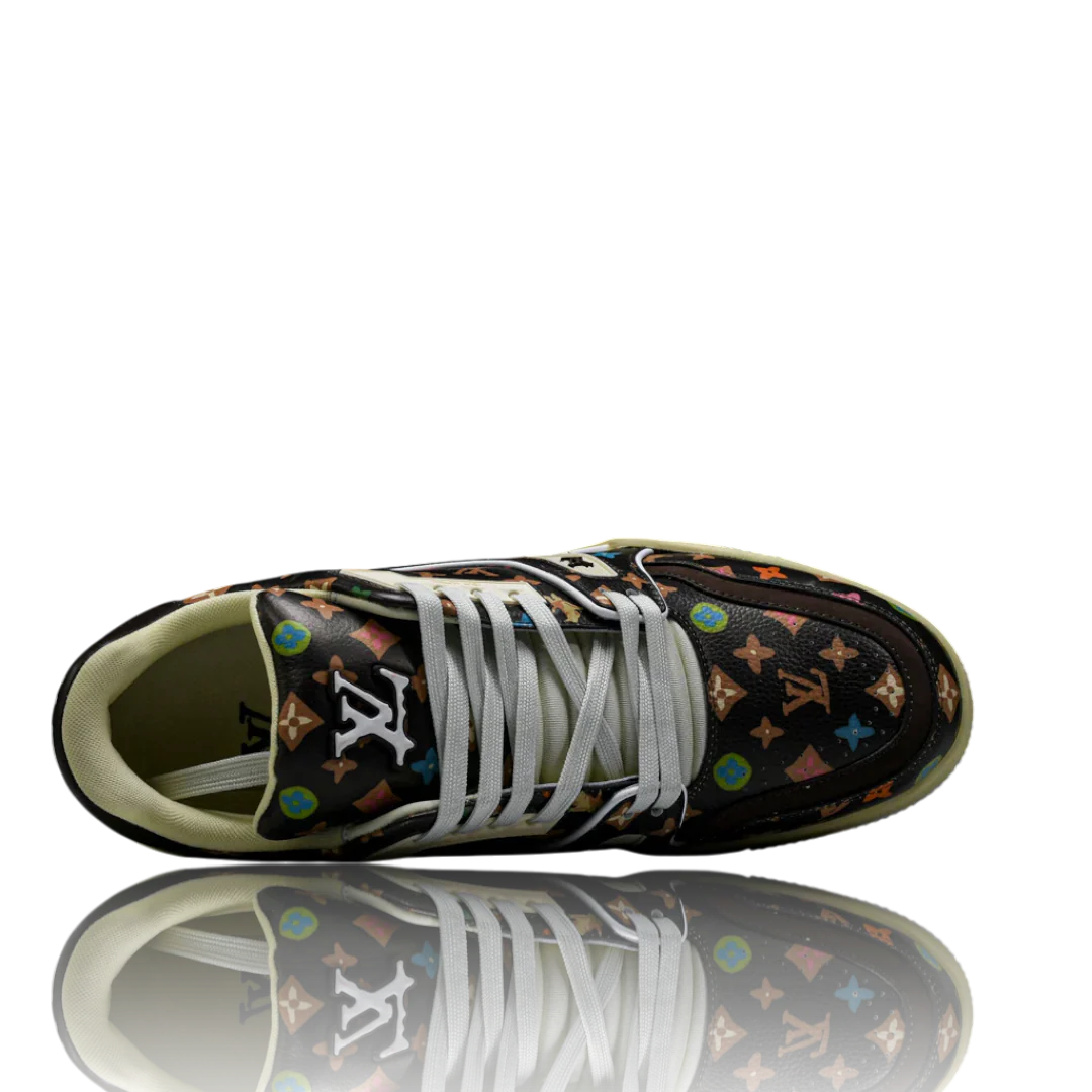 LOUIS VUITTОП TRAINER LOW BY TYLER, THE CREATOR 'MOCHA MULTICOLOR