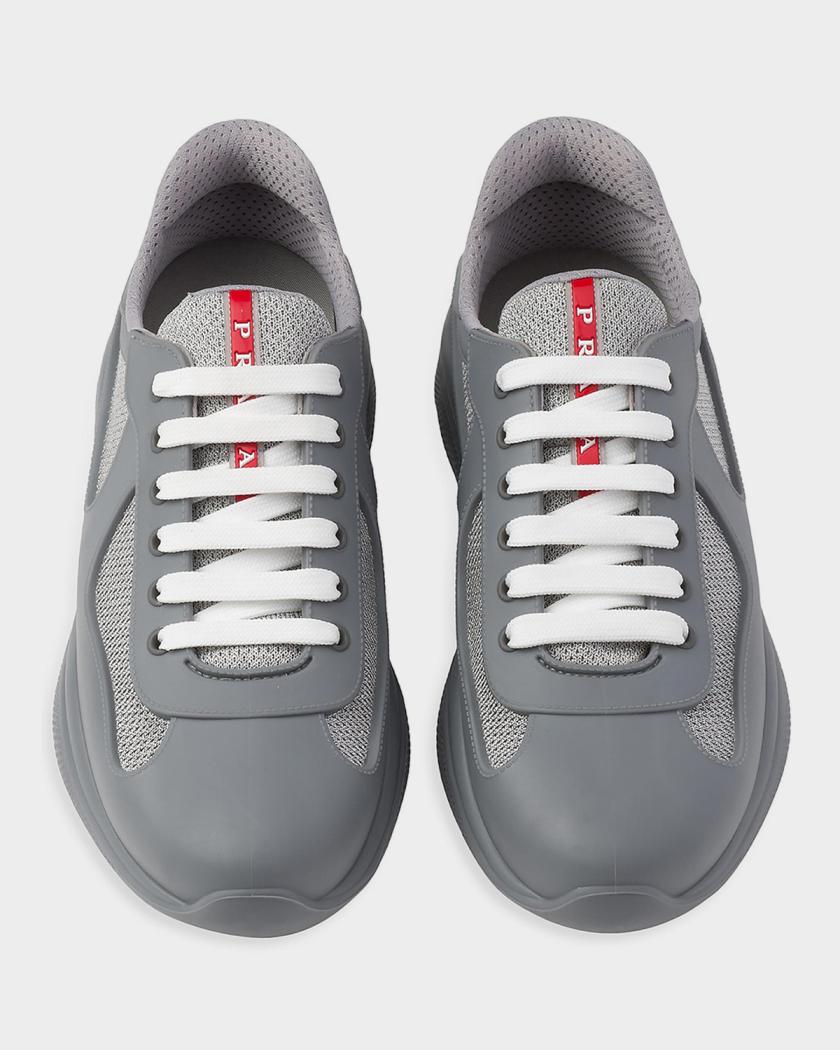 Men's America's Cup Soft Rubber & Bike Fabric Sneakers
