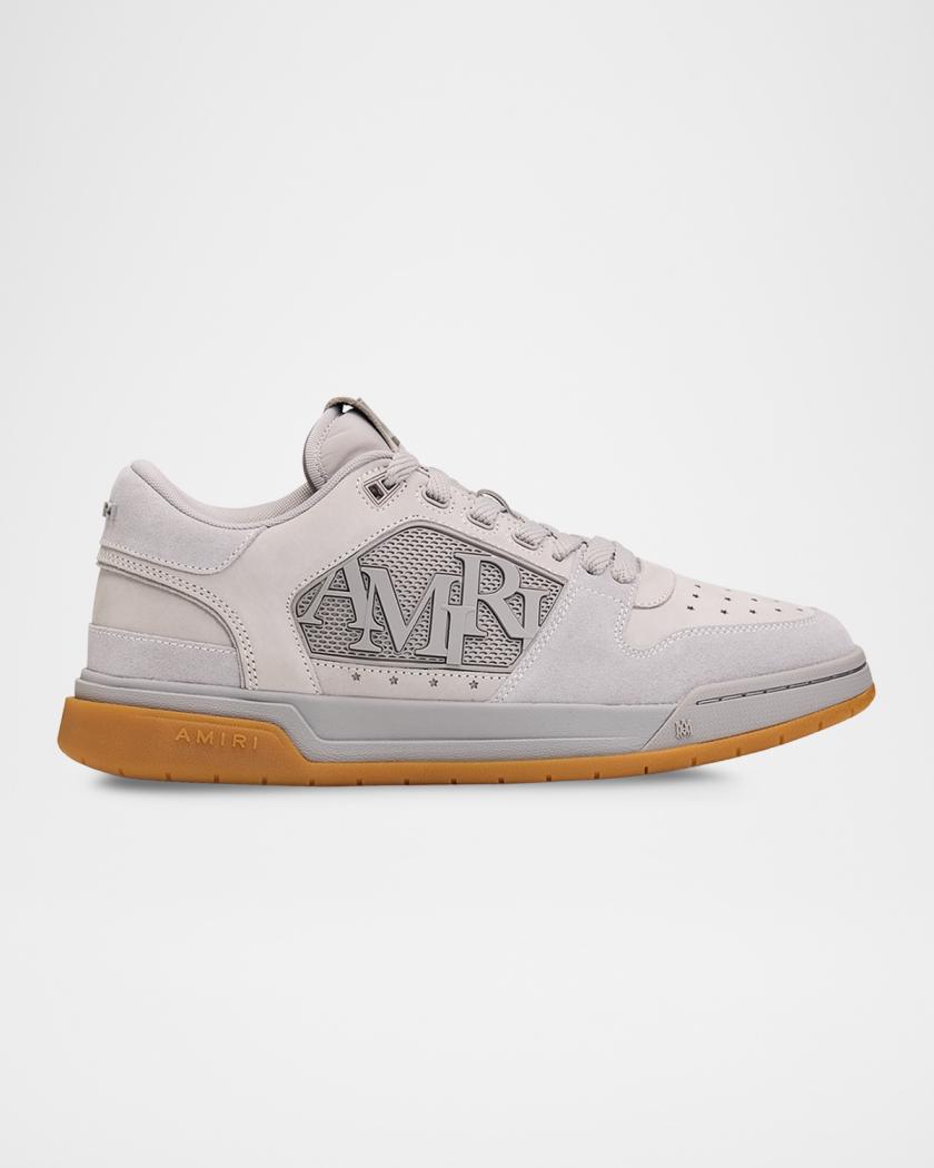 Logo Leather Low-Top Sneakers
