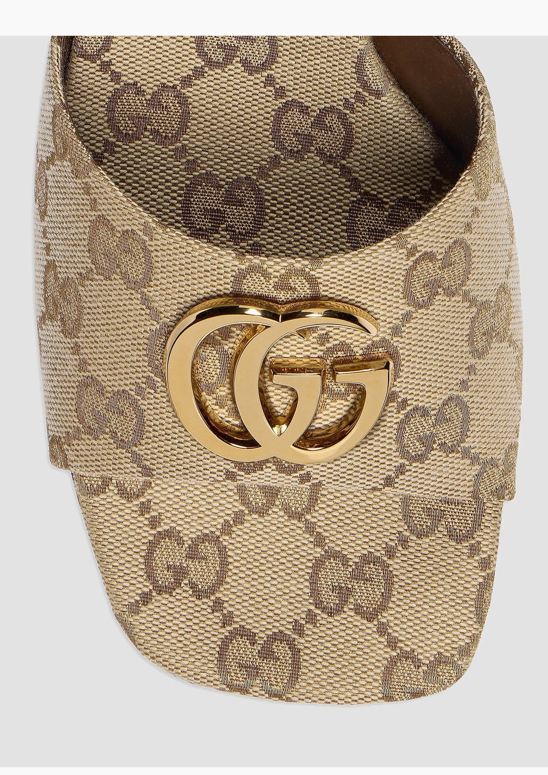 Gucci  Marmont 55MM Monogram Canvas Sandals