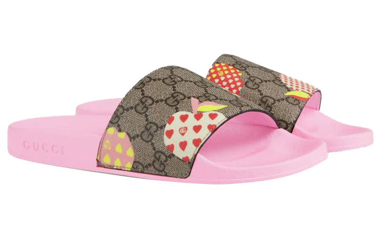 WMNS) Gucci Slide Les Pommes Slide Sandal 'Light pink' 664213-22K00-8919