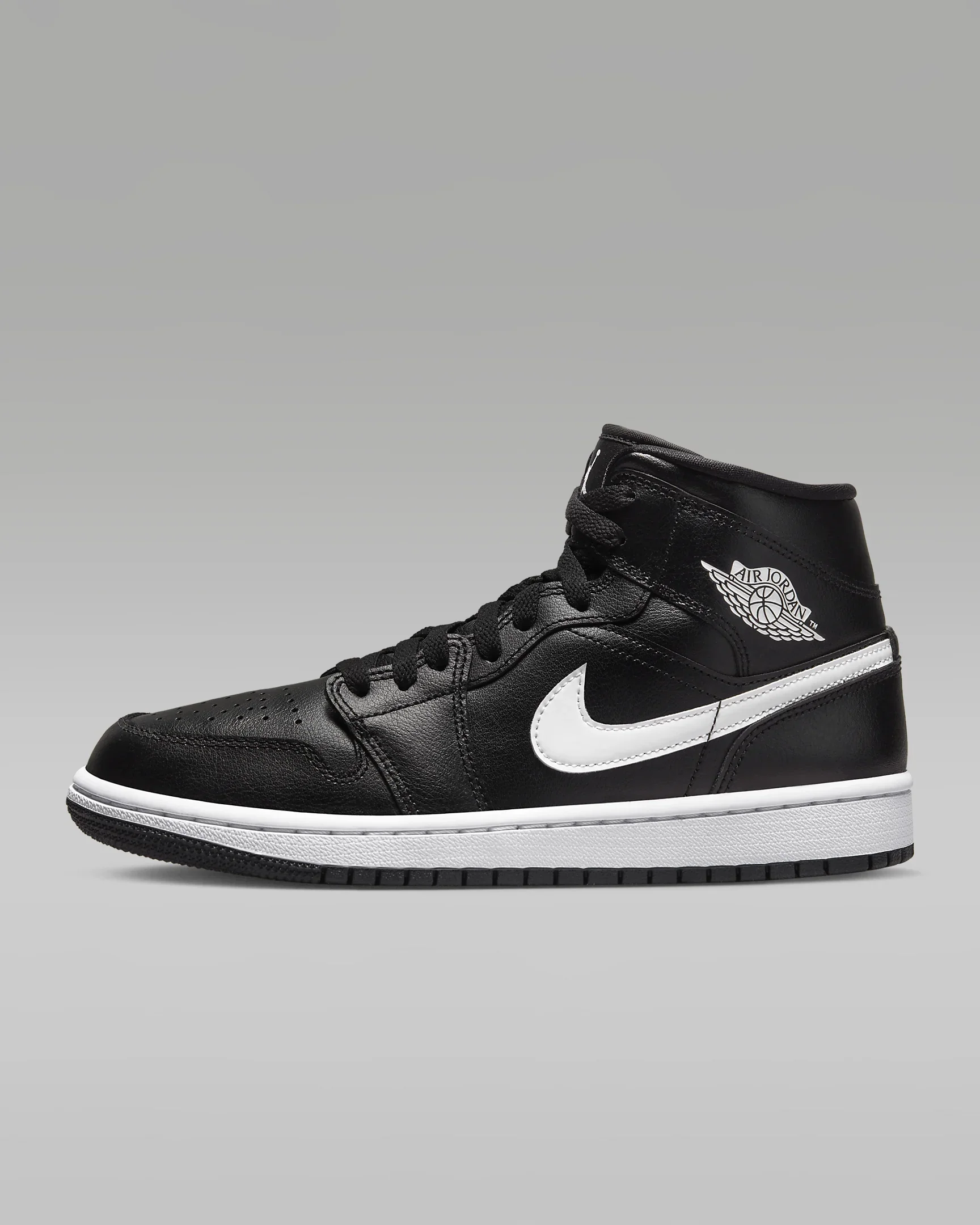 AIR JORDAN 1 MID Black/White