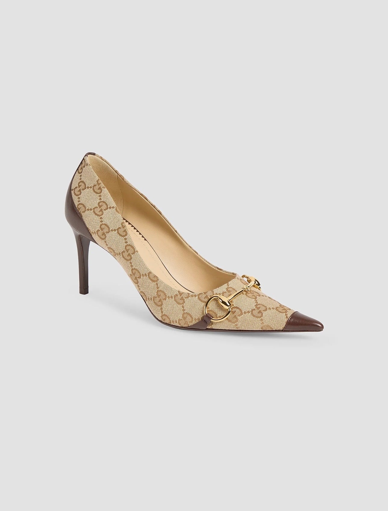Gucci  Donna 80MM GG Canvas Pumps