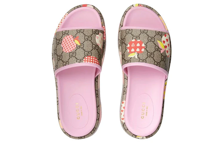 WMNS) Gucci Rubber GG Slide 'Les Pommes' 664214-22K20-
