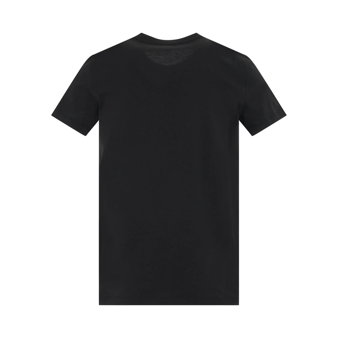 BALMAIN Logo Flock Classic Fit T-Shirt in Black/White