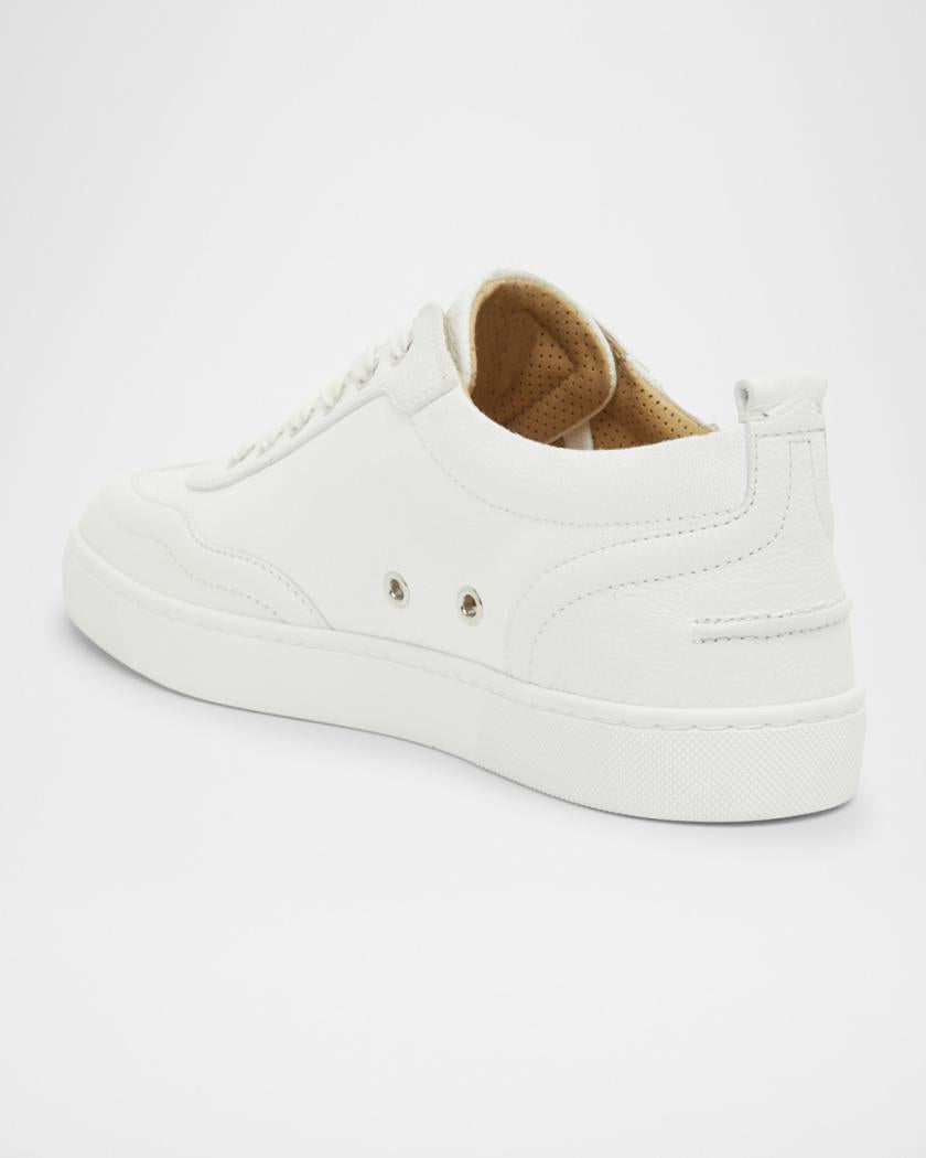 Men's Retero Canvas and Leather Low-Top Sneakers